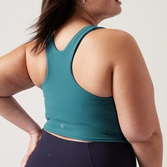 [Athleta] NWT Conscious Crop D-DD in Borealis Green 2X - Picture 1 of 12